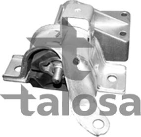 Talosa 61-06718 - Подушка, підвіска двигуна autocars.com.ua