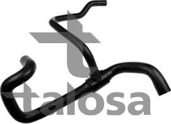 Talosa 67-18540 - Шланг радіатора autocars.com.ua