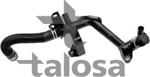 Talosa 67-18720 - Шланг радіатора autocars.com.ua