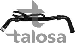 Talosa 67-19969 - Шланг радиатора avtokuzovplus.com.ua