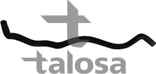 Talosa 67-19990 - Шланг радіатора autocars.com.ua