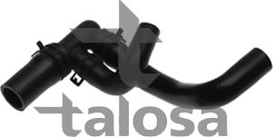 Talosa 67-20497 - Шланг радіатора autocars.com.ua