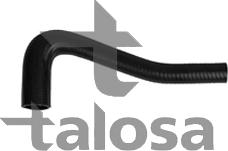 Talosa 67-20543 - Шланг радіатора autocars.com.ua