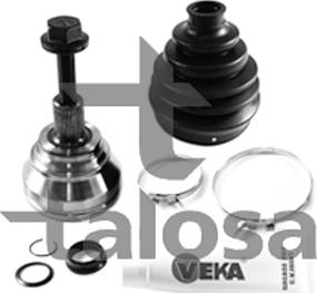 Talosa 77-AD-1033 - Шарнирный комплект, ШРУС, приводной вал autodnr.net