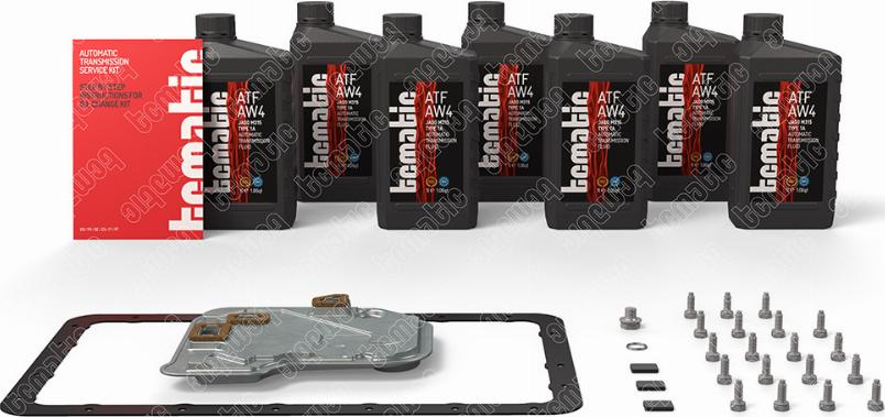 TCMATIC 105.101.0060 - Комплект деталей, зміна масла - автоматіческ.коробка передач autocars.com.ua