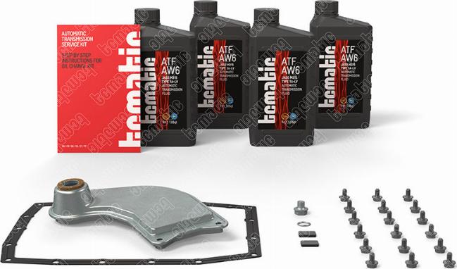 TCMATIC 105.101.0079 - Комплект деталей, зміна масла - автоматіческ.коробка передач autocars.com.ua