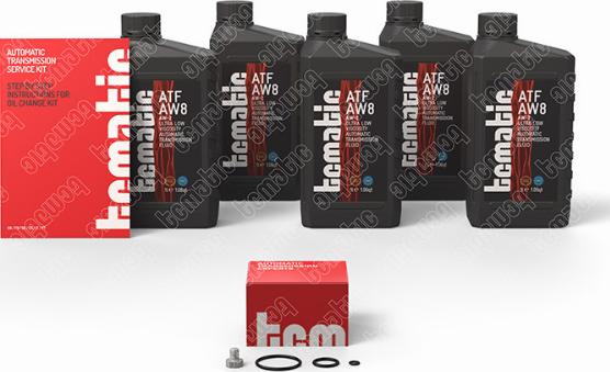 TCMATIC 105.101.0081 - Комплект деталей, зміна масла - автоматіческ.коробка передач autocars.com.ua