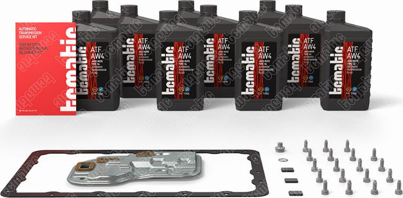 TCMATIC 105.101.1050 - Комплект деталей, зміна масла - автоматіческ.коробка передач autocars.com.ua
