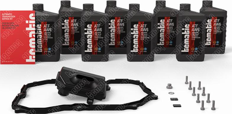 TCMATIC 105.101.1075 - Комплект деталей, зміна масла - автоматіческ.коробка передач autocars.com.ua
