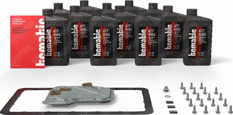 TCMATIC 105.101.2060 - Комплект деталей, зміна масла - автоматіческ.коробка передач autocars.com.ua