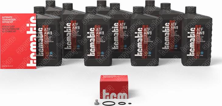 TCMATIC 105.101.2081 - Комплект деталей, зміна масла - автоматіческ.коробка передач autocars.com.ua