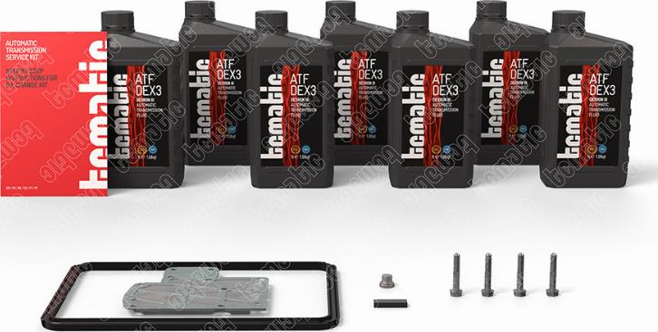 TCMATIC 105.111.0037 - Комплект деталей, зміна масла - автоматіческ.коробка передач autocars.com.ua