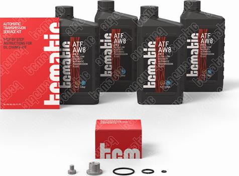 TCMATIC 105.118.0002 - Комплект деталей, зміна масла - автоматіческ.коробка передач autocars.com.ua