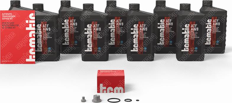 TCMATIC 105.118.2002 - Комплект деталей, зміна масла - автоматіческ.коробка передач autocars.com.ua