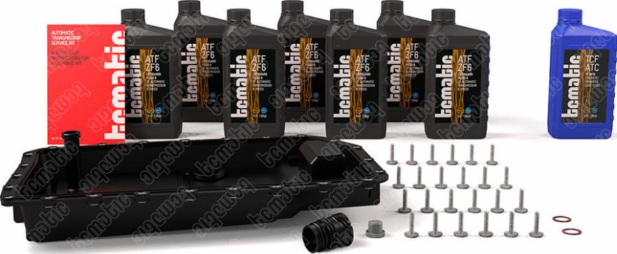 TCMATIC 170.111.0012 - Комплект деталей, зміна масла - автоматіческ.коробка передач autocars.com.ua