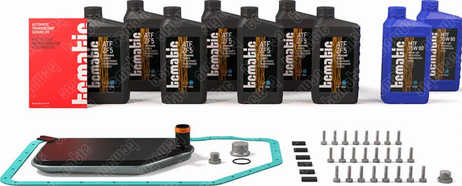 TCMATIC 170.111.0107 - Комплект деталей, зміна масла - автоматіческ.коробка передач autocars.com.ua