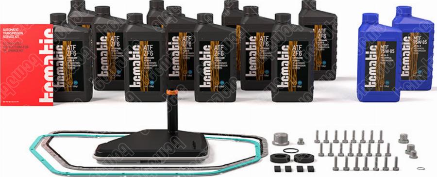 TCMATIC 170.111.1016 - Комплект деталей, зміна масла - автоматіческ.коробка передач autocars.com.ua
