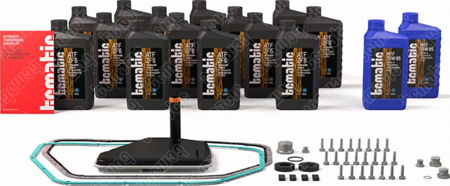 TCMATIC 170.111.2016 - Комплект деталей, зміна масла - автоматіческ.коробка передач autocars.com.ua
