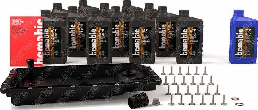 TCMATIC 170.111.2214 - Комплект деталей, зміна масла - автоматіческ.коробка передач autocars.com.ua