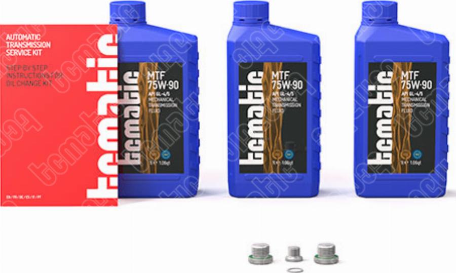 TCMATIC 180.111.0001 - Комплект деталей, зміна масла - автоматіческ.коробка передач autocars.com.ua