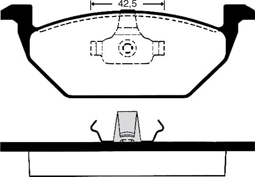 Jurid 571929D - Тормозные колодки, дисковые, комплект autodnr.net