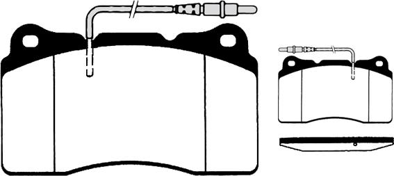 Lucas Electrical 6114319 - Тормозные колодки, дисковые, комплект avtokuzovplus.com.ua