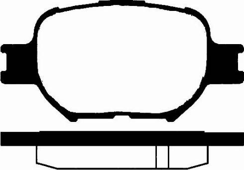 Delphi LUP1804 - Гальмівні колодки, дискові гальма autocars.com.ua