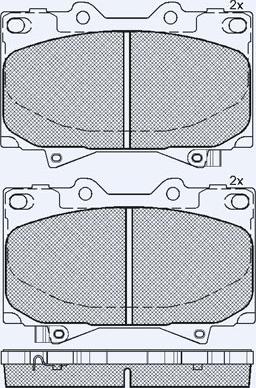 Icer 181723-071 - Гальмівні колодки, дискові гальма autocars.com.ua