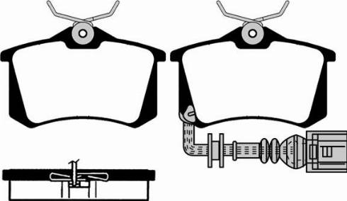 Spidan 32892 - Тормозные колодки, дисковые, комплект autodnr.net