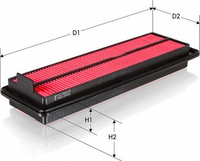 Tecneco Filters AR10413PM-J - Повітряний фільтр autocars.com.ua