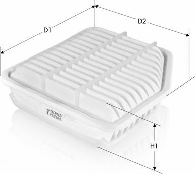 Tecneco Filters AR27013PM-J - Повітряний фільтр autocars.com.ua