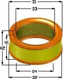 Tecneco Filters AR838 - Воздушный фильтр avtokuzovplus.com.ua