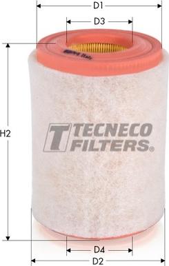 Tecneco Filters AR2074-S - Воздушный фильтр autodnr.net