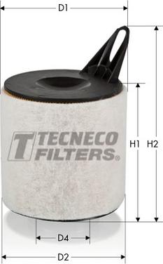 Tecneco Filters AR1370 - Повітряний фільтр autocars.com.ua