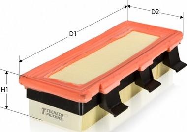 Tecneco Filters AR141PM - Воздушный фильтр autodnr.net