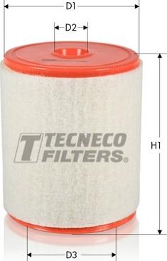 Tecneco Filters AR16005-S - Повітряний фільтр autocars.com.ua