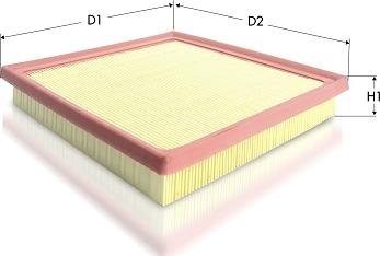 Tecneco Filters AR1694PM - Повітряний фільтр autocars.com.ua