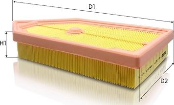 Tecneco Filters AR1735PM - Воздушный фильтр avtokuzovplus.com.ua