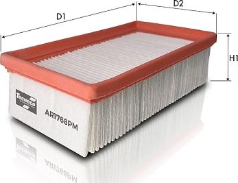 Tecneco Filters AR1768PM - Повітряний фільтр autocars.com.ua