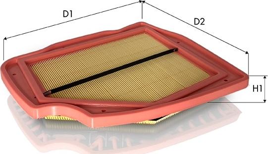 Tecneco Filters AR1815PM - Повітряний фільтр autocars.com.ua