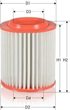 Tecneco Filters AR2266 - Повітряний фільтр autocars.com.ua