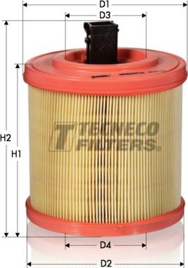 Tecneco Filters AR3015/14 - Повітряний фільтр autocars.com.ua