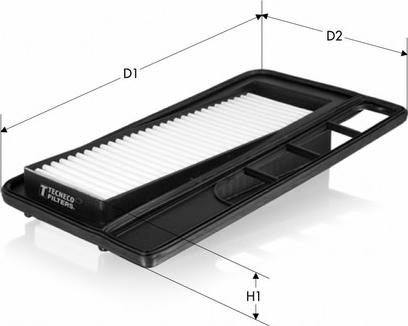 Tecneco Filters AR3118PM-J - Повітряний фільтр autocars.com.ua