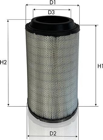 Tecneco Filters AR3128 - Повітряний фільтр autocars.com.ua