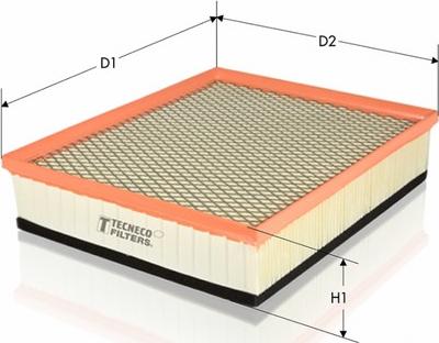 Tecneco Filters AR32010PM-S - Повітряний фільтр autocars.com.ua