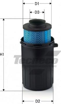 Tecneco Filters AR505-I - Воздушный фильтр avtokuzovplus.com.ua