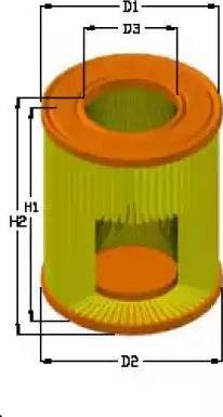 Tecneco Filters AR51793172 - Повітряний фільтр autocars.com.ua