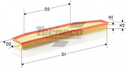 Tecneco Filters AR68001PM-S - Воздушный фильтр autodnr.net