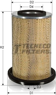 Tecneco Filters AR725-I - Воздушный фильтр avtokuzovplus.com.ua