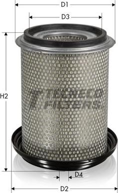 Tecneco Filters AR775-I - Повітряний фільтр autocars.com.ua